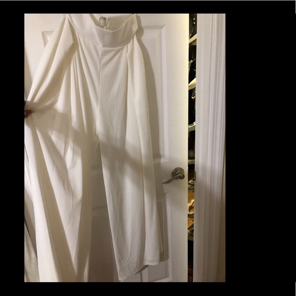 2-PC Ruffle Off Shoulder Halter Set - Picture 6 of 6